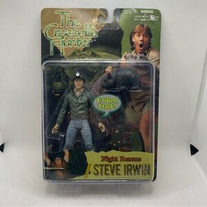 Night Rescue Steve Irwin Action Figure with Wild Boar & Crocodile